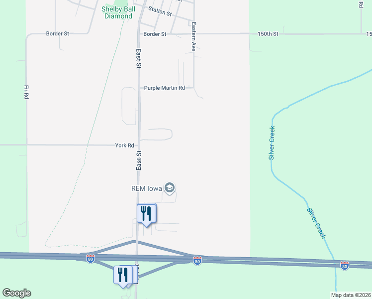 map of restaurants, bars, coffee shops, grocery stores, and more near in Shelby