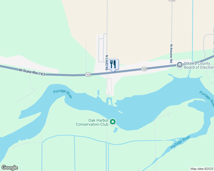 map of restaurants, bars, coffee shops, grocery stores, and more near Young's Suburban on the Portage Mobile Home Park in Ottawa County