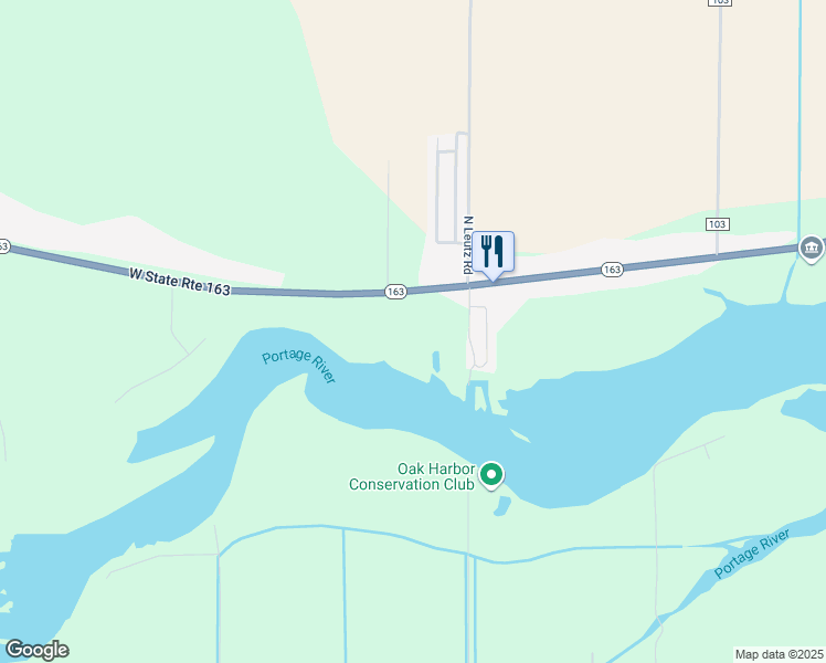 map of restaurants, bars, coffee shops, grocery stores, and more near 9129 West State Route 163 in Oak Harbor