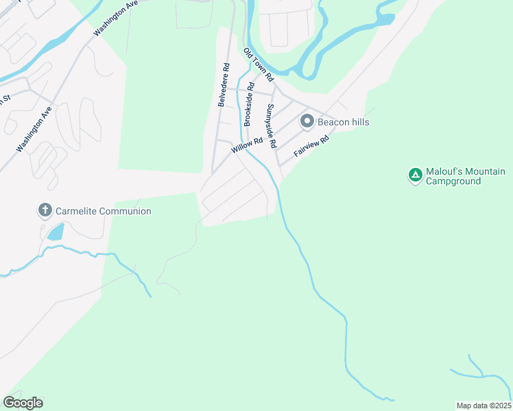 map of restaurants, bars, coffee shops, grocery stores, and more near 5 GrandView Road in Beacon
