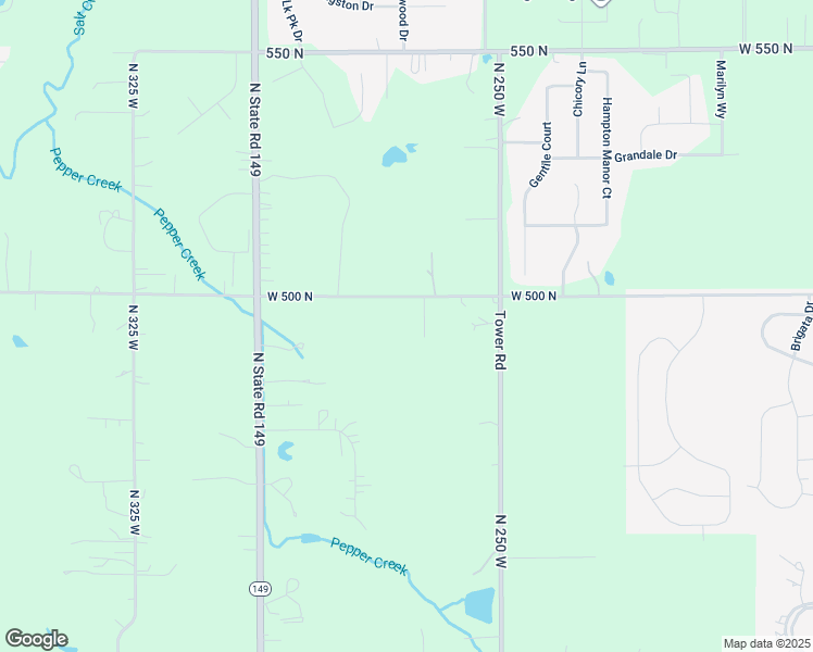 map of restaurants, bars, coffee shops, grocery stores, and more near 274-298 West 500 North in Valparaiso