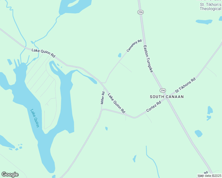 map of restaurants, bars, coffee shops, grocery stores, and more near 46 Lake Quinn Road in Waymart