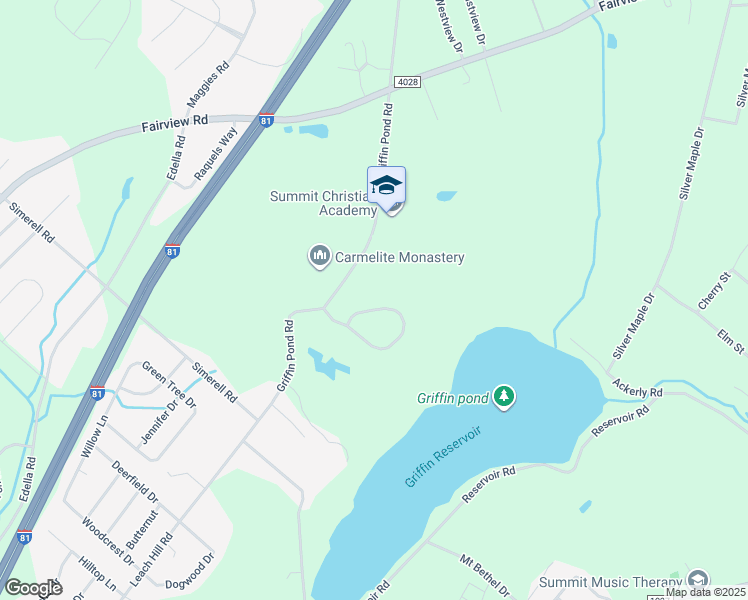 map of restaurants, bars, coffee shops, grocery stores, and more near 1030 Circle Green Drive in Lackawanna County