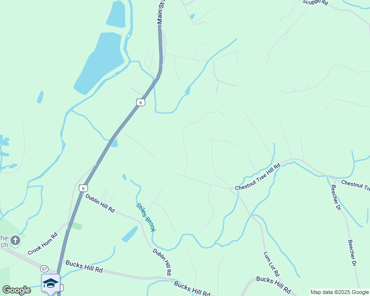 map of restaurants, bars, coffee shops, grocery stores, and more near 60 Hillcrest Drive in Southbury