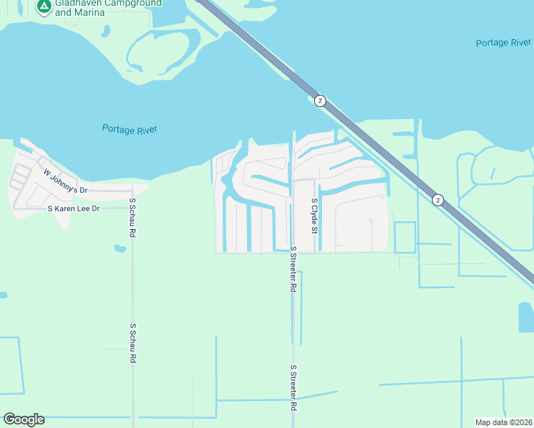 map of restaurants, bars, coffee shops, grocery stores, and more near 610 South Fostoria Road in Port Clinton