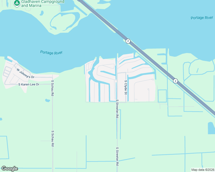 map of restaurants, bars, coffee shops, grocery stores, and more near 610 South Fostoria Road in Port Clinton