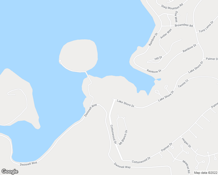 map of restaurants, bars, coffee shops, grocery stores, and more near 17917 Lake Shore Drive in Weed