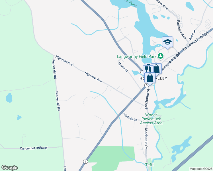 map of restaurants, bars, coffee shops, grocery stores, and more near 9-A Gorskoski Drive in Hopkinton
