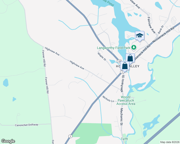 map of restaurants, bars, coffee shops, grocery stores, and more near 9-A Gorskoski Drive in Hopkinton