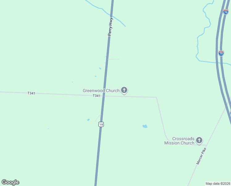 map of restaurants, bars, coffee shops, grocery stores, and more near 17287-17673 Williams Road in Cochranton