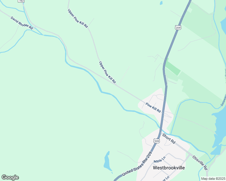 map of restaurants, bars, coffee shops, grocery stores, and more near 83 Pine Kill Road in Westbrookville