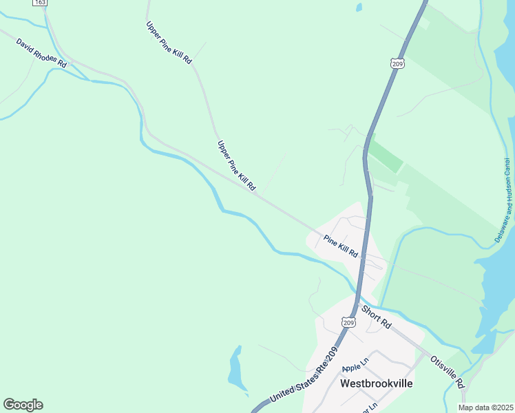 map of restaurants, bars, coffee shops, grocery stores, and more near 83 Pine Kill Road in Westbrookville