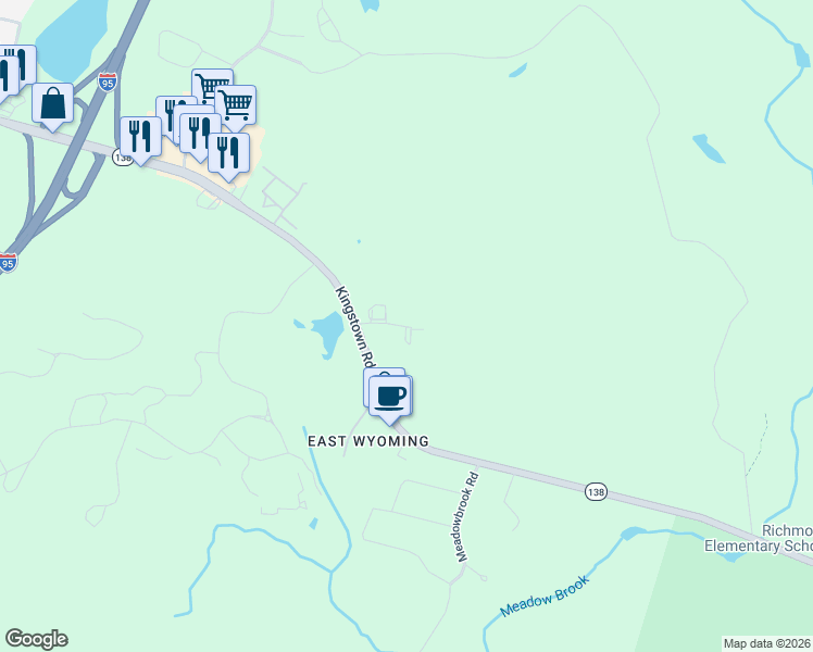 map of restaurants, bars, coffee shops, grocery stores, and more near in Richmond