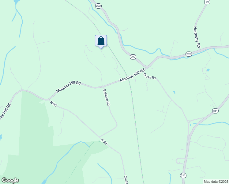 map of restaurants, bars, coffee shops, grocery stores, and more near 481 Mooney Hill Road in Patterson