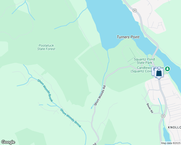 map of restaurants, bars, coffee shops, grocery stores, and more near 155 Short Woods Road in New Fairfield