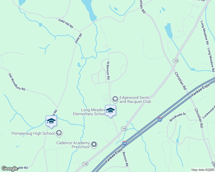map of restaurants, bars, coffee shops, grocery stores, and more near 100-198 North Benson Road in Middlebury