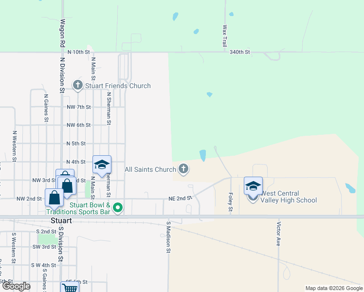 map of restaurants, bars, coffee shops, grocery stores, and more near in Stuart