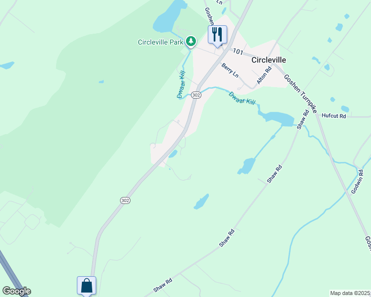 map of restaurants, bars, coffee shops, grocery stores, and more near 9/11 Risco Road in Circleville