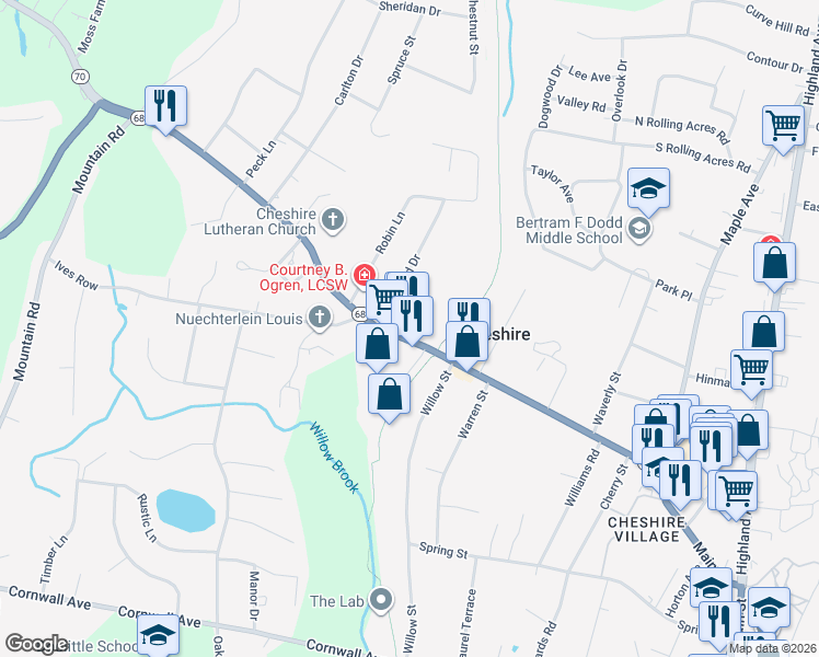532 West Main Street, Cheshire CT Walk Score