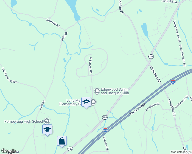 map of restaurants, bars, coffee shops, grocery stores, and more near 100-198 North Benson Road in Middlebury