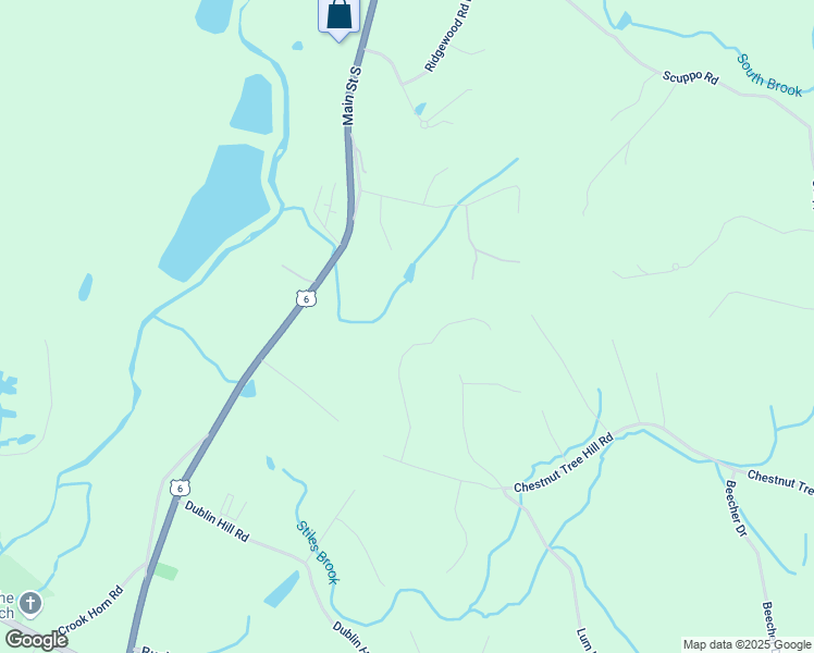 map of restaurants, bars, coffee shops, grocery stores, and more near 60 Hillcrest Drive in Southbury