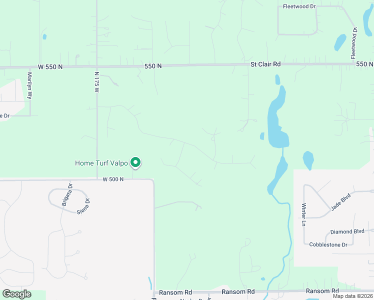 map of restaurants, bars, coffee shops, grocery stores, and more near 161-173 Kinsale Ave in Valparaiso