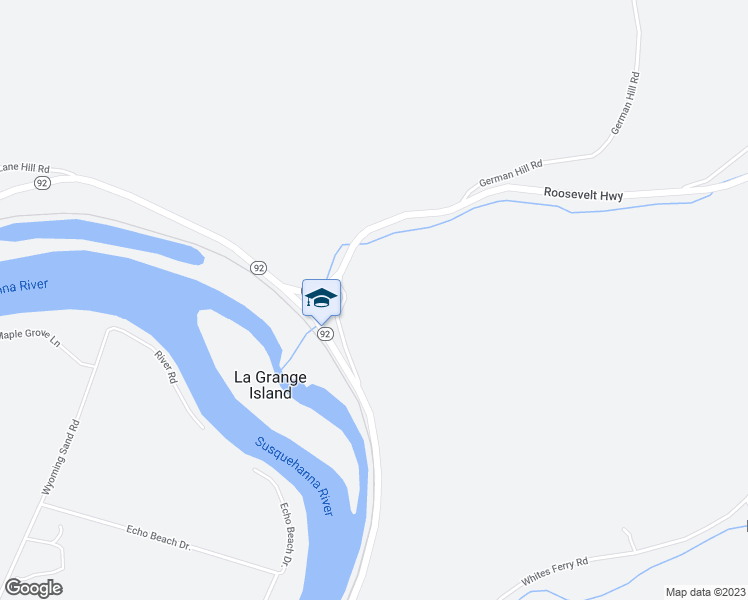 map of restaurants, bars, coffee shops, grocery stores, and more near 28 Osterhout Road in Tunkhannock