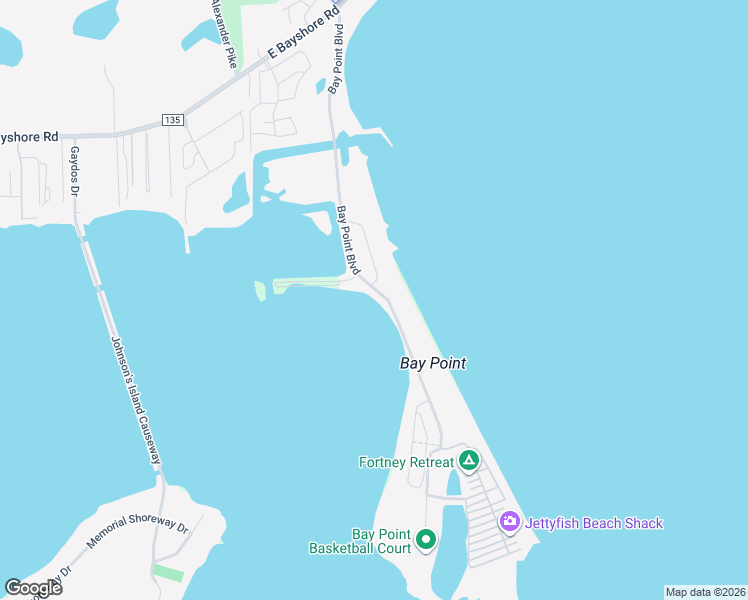 map of restaurants, bars, coffee shops, grocery stores, and more near 406 Bay Point Boulevard in Lakeside Marblehead