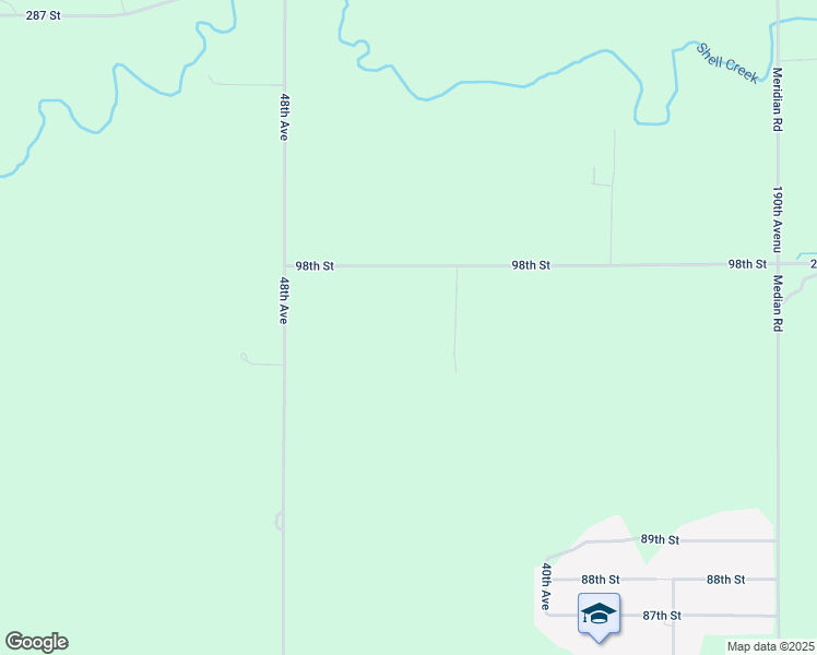 map of restaurants, bars, coffee shops, grocery stores, and more near 19972 280th Street in Columbus