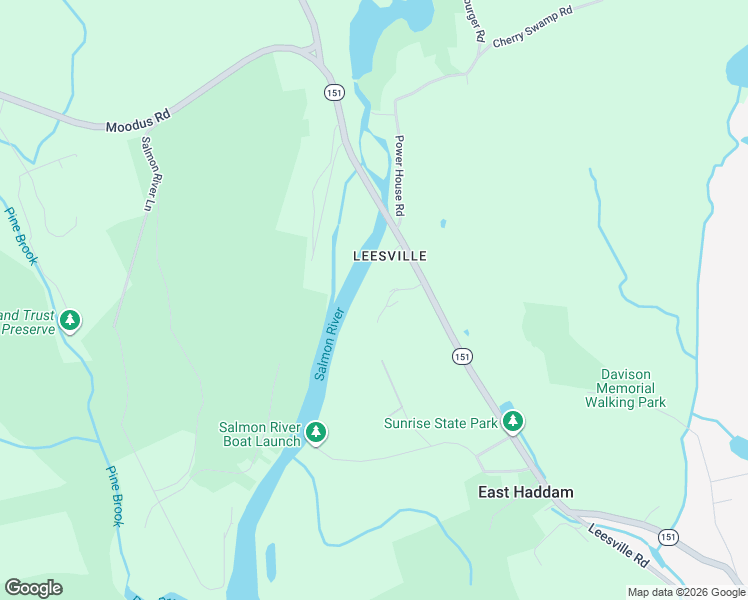 map of restaurants, bars, coffee shops, grocery stores, and more near 169 Leesville Road in East Haddam