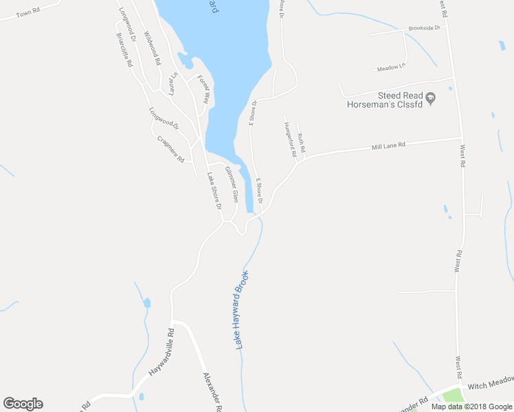 map of restaurants, bars, coffee shops, grocery stores, and more near 3 East Shore Drive in East Haddam