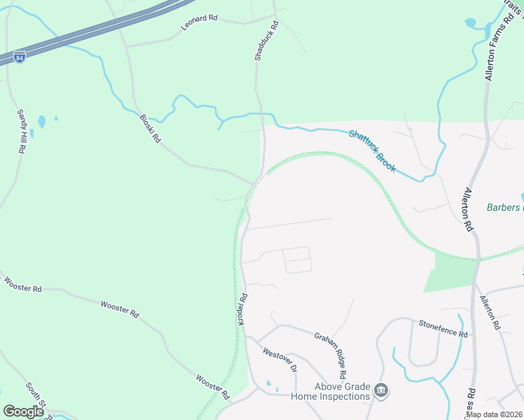 map of restaurants, bars, coffee shops, grocery stores, and more near 255 Shadduck Road in Naugatuck