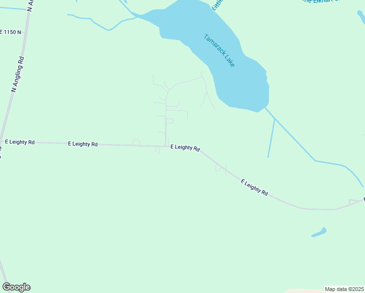 map of restaurants, bars, coffee shops, grocery stores, and more near 11056 Tamarack Shores in Kendallville