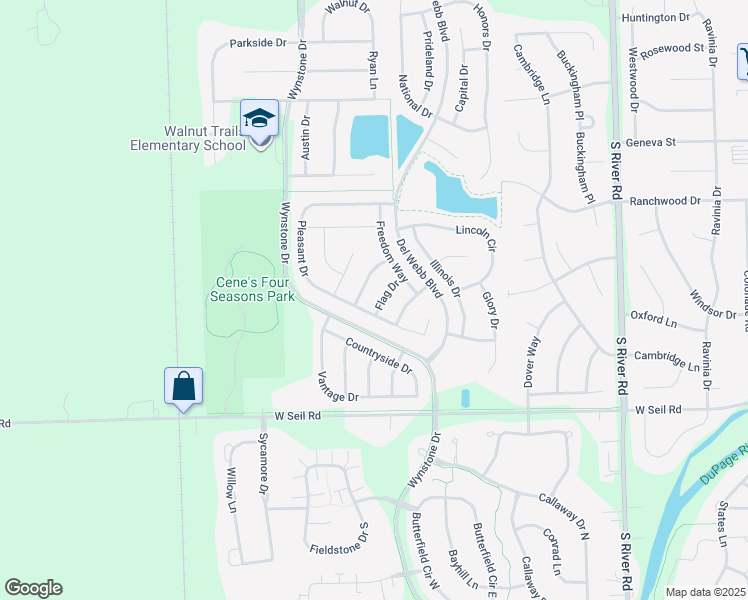map of restaurants, bars, coffee shops, grocery stores, and more near 634 Americana Drive in Shorewood