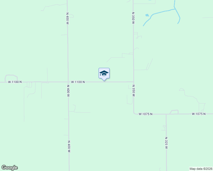 map of restaurants, bars, coffee shops, grocery stores, and more near 3717 West 1100 North in Ligonier