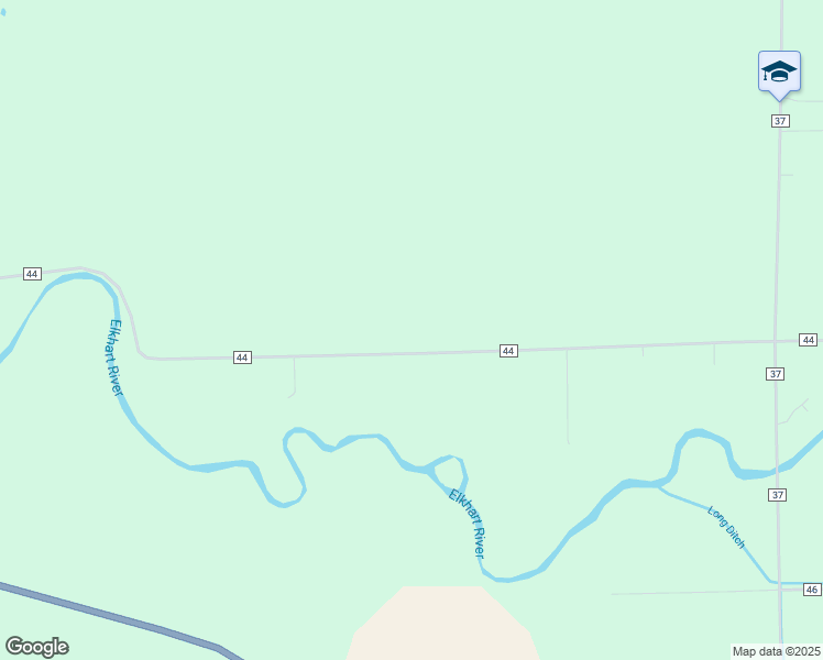 map of restaurants, bars, coffee shops, grocery stores, and more near 13721 County Road 44 in Millersburg