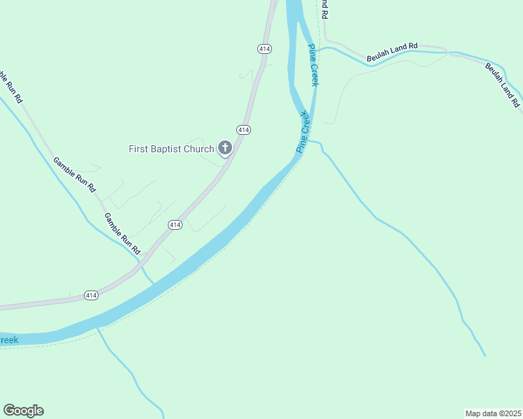 map of restaurants, bars, coffee shops, grocery stores, and more near Pine Creek Rail Trail in Cedar Run