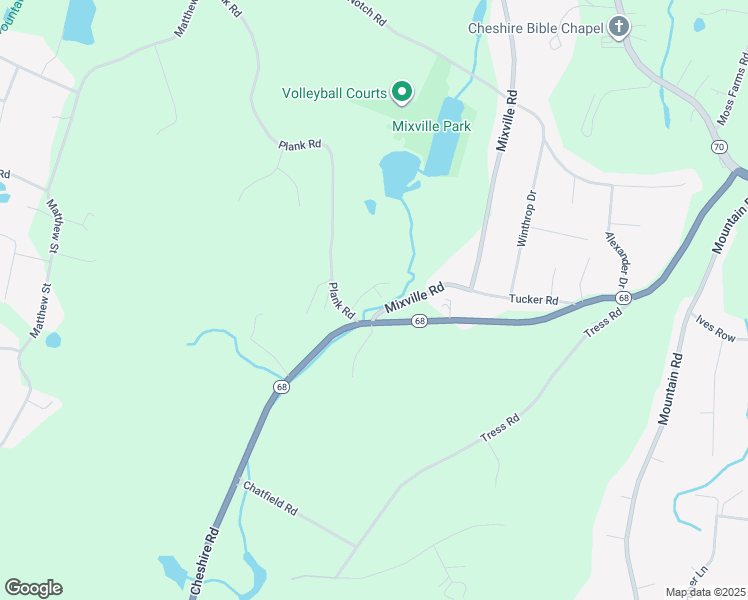 map of restaurants, bars, coffee shops, grocery stores, and more near 5 Mixville Road in Prospect