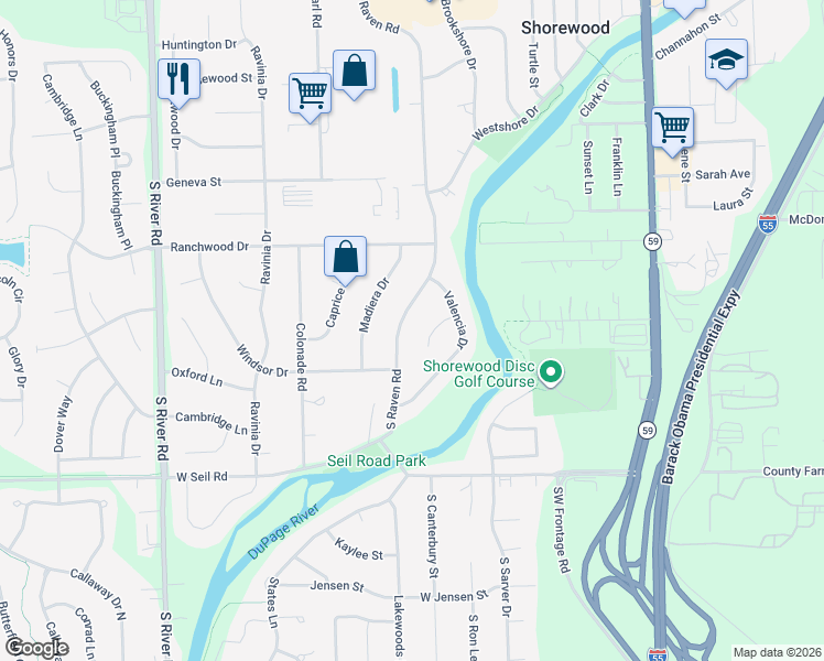 map of restaurants, bars, coffee shops, grocery stores, and more near 913 Lynwood Court in Shorewood