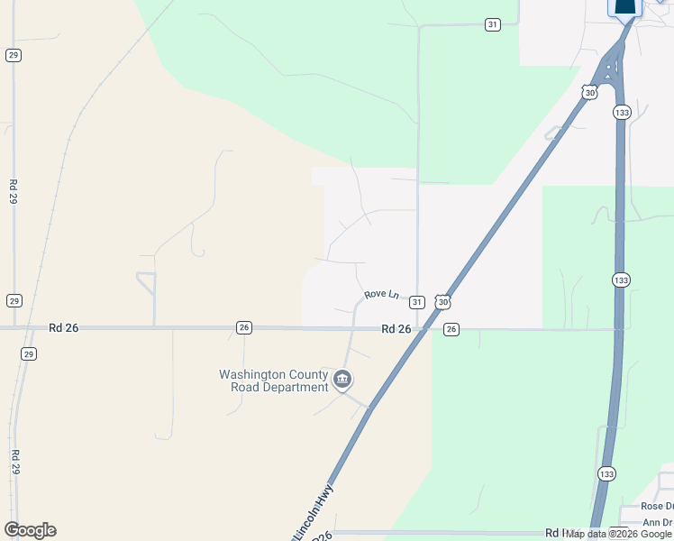 map of restaurants, bars, coffee shops, grocery stores, and more near 2967 Ravae Lane in Blair