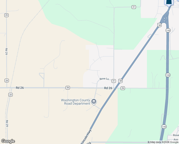 map of restaurants, bars, coffee shops, grocery stores, and more near 3053 Sunridge Circle in Blair