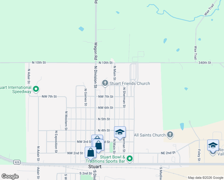 map of restaurants, bars, coffee shops, grocery stores, and more near 701-799 North Main Street in Stuart