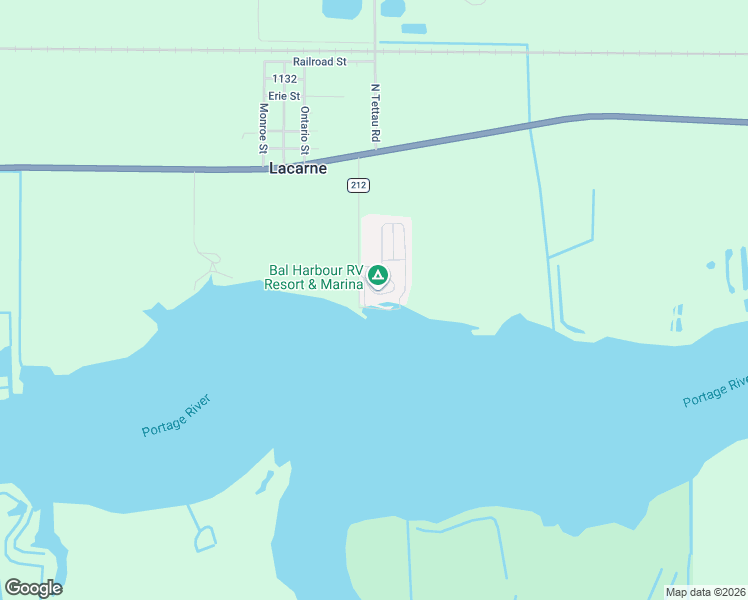 map of restaurants, bars, coffee shops, grocery stores, and more near 295 Meachem Road in Port Clinton