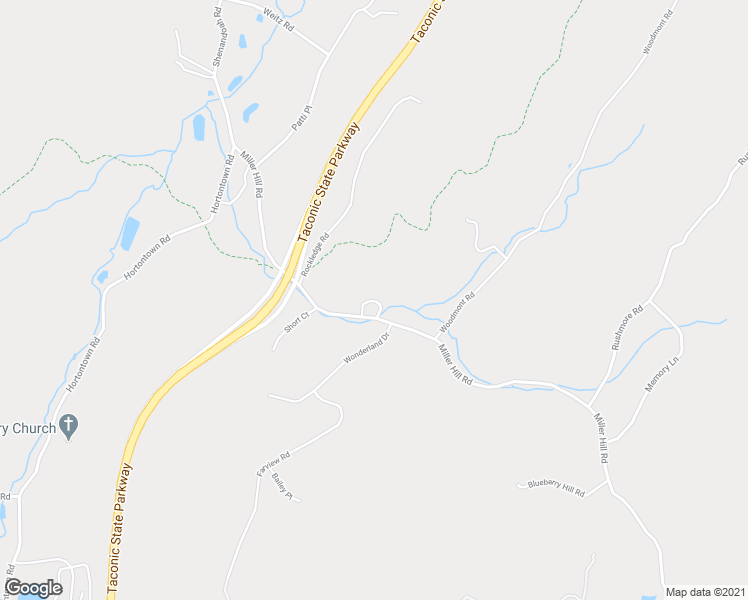 map of restaurants, bars, coffee shops, grocery stores, and more near 34 Miller Hill Road in Hopewell Junction