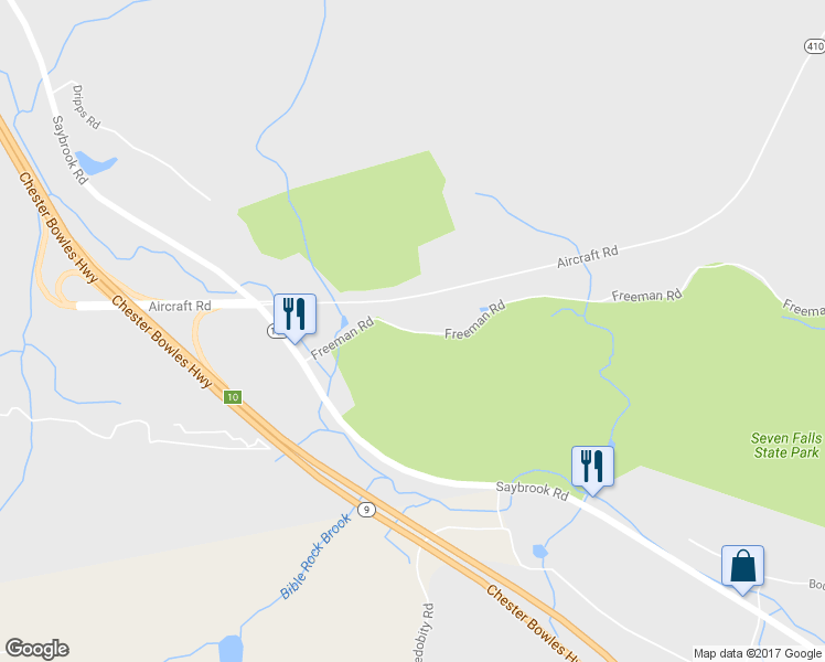 map of restaurants, bars, coffee shops, grocery stores, and more near 252 Freeman Road in Middletown