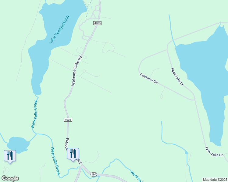map of restaurants, bars, coffee shops, grocery stores, and more near 256 Southwoods Court in Hawley