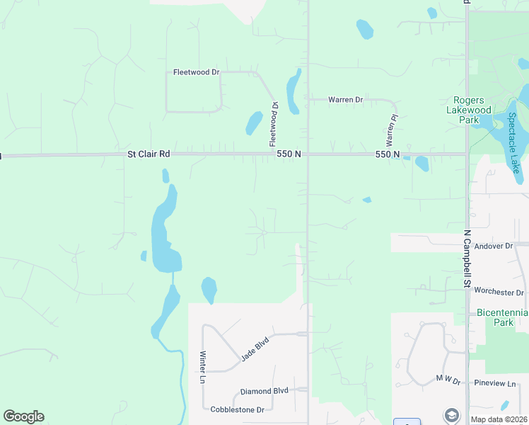 map of restaurants, bars, coffee shops, grocery stores, and more near 4705 County Road 50 West in Valparaiso