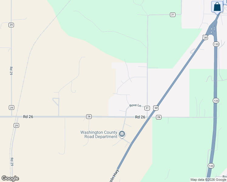 map of restaurants, bars, coffee shops, grocery stores, and more near in Blair