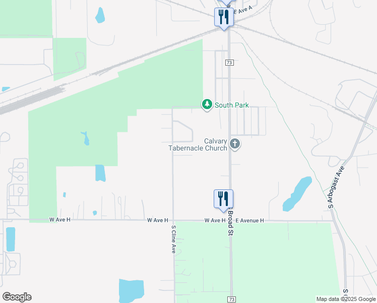 map of restaurants, bars, coffee shops, grocery stores, and more near 329 Canterbury Rd in Griffith