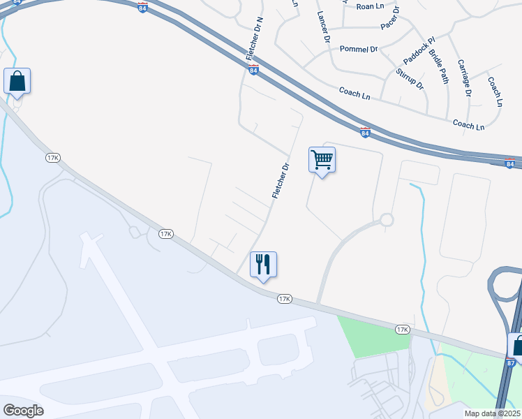 map of restaurants, bars, coffee shops, grocery stores, and more near 1 Lloyd Road in Newburgh